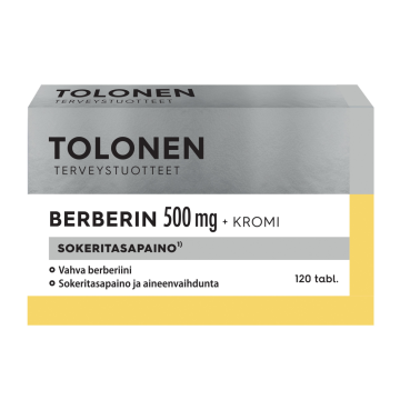 Tolonen Berberin + kromi 120 tablettia