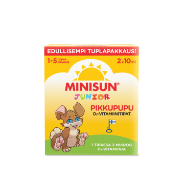Minisun D-vitamiini tipat 2X10 ML