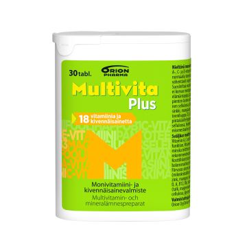 Multivita Plus monivitamiini 30 tabl