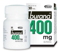 BURANA tabletti, kalvopäällysteinen 400 mg 30 kpl