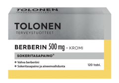 Tolonen Berberin + kromi 120 tablettia