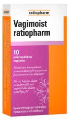 VAGIMOIST RATIOPHARM EMÄTINPUIKKO 10 KPL