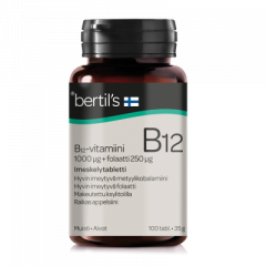 bertils B12-vit. + Folaatti 100 kpl