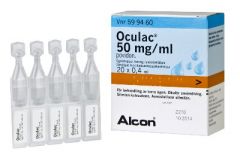 OCULAC 50 mg/ml silmätipat, liuos, kerta-annospakkaus 20x0,4 ml