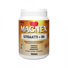 Magnex Sitraatti 375mg + B6 100 tabl