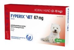 FYPERIX VET 67 mg paikallisvaleluliuos 0,67 ml