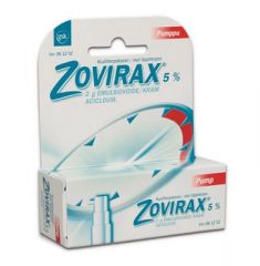 ZOVIRAX 5 % emuls voide (pumppu)2 g
